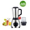 Blender din Inox 2in1, 5 Viteze, 2200W, Bol 1.5L, Rasnita Integrata Trendysale.ro