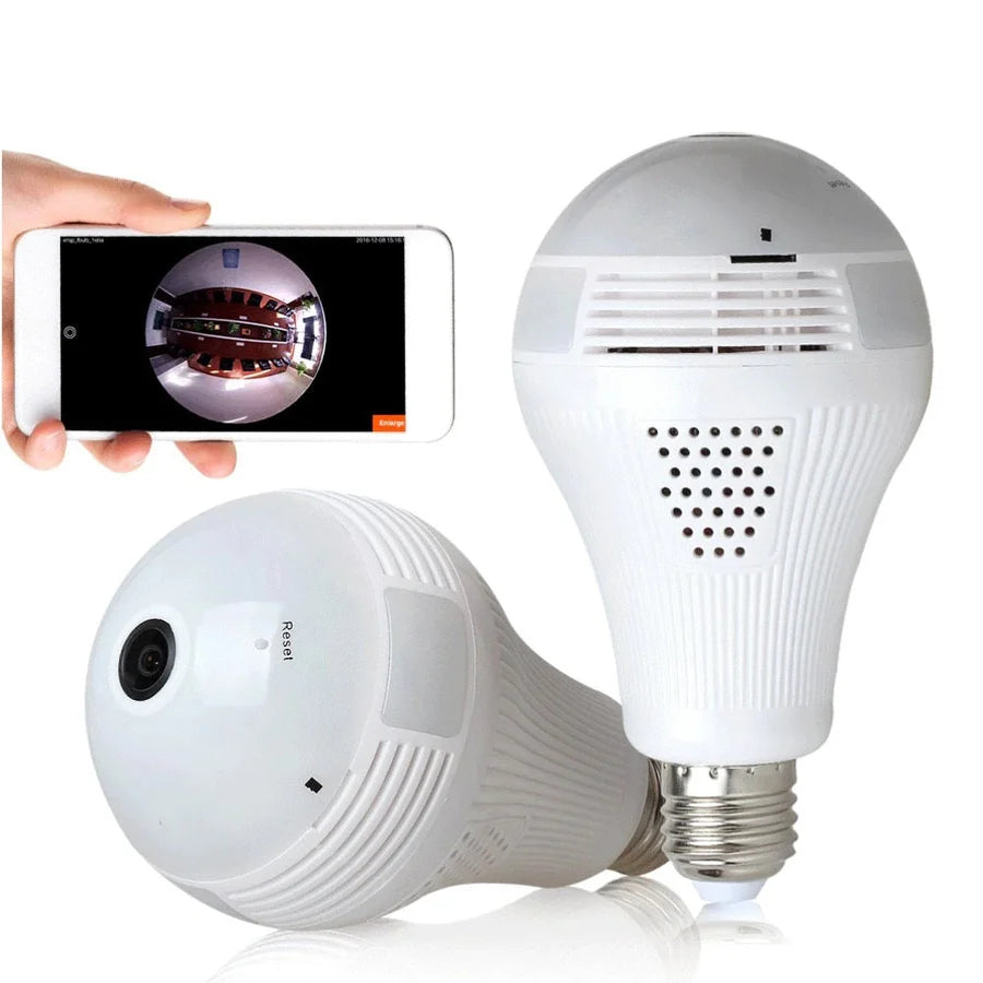 Camera IP Panoramica tip bec, 360 grade Trendysale.ro