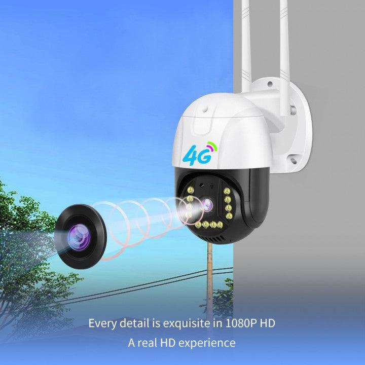 Camera Smart 4G Dasgut V380 Pro, Full HD1080p, Detectie Umana, Rezolutie 3.0MP, LED-uri IR, Viziune Nocturna, Rezistenta IP 66 Trendysale.ro