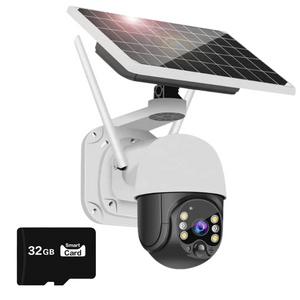 Camera Solara 4G Cartela SIM, Full HD1080p, 3 MP, Zoom 10X, Panou Solar 9W, IP 66, Vizualizare 350° Plus Card 32GB Trendysale.ro