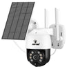 Camera Supraveghere cu Panou Solar, JT-8181XM, Alb, Wi-Fi, IP66 Trendysale.ro
