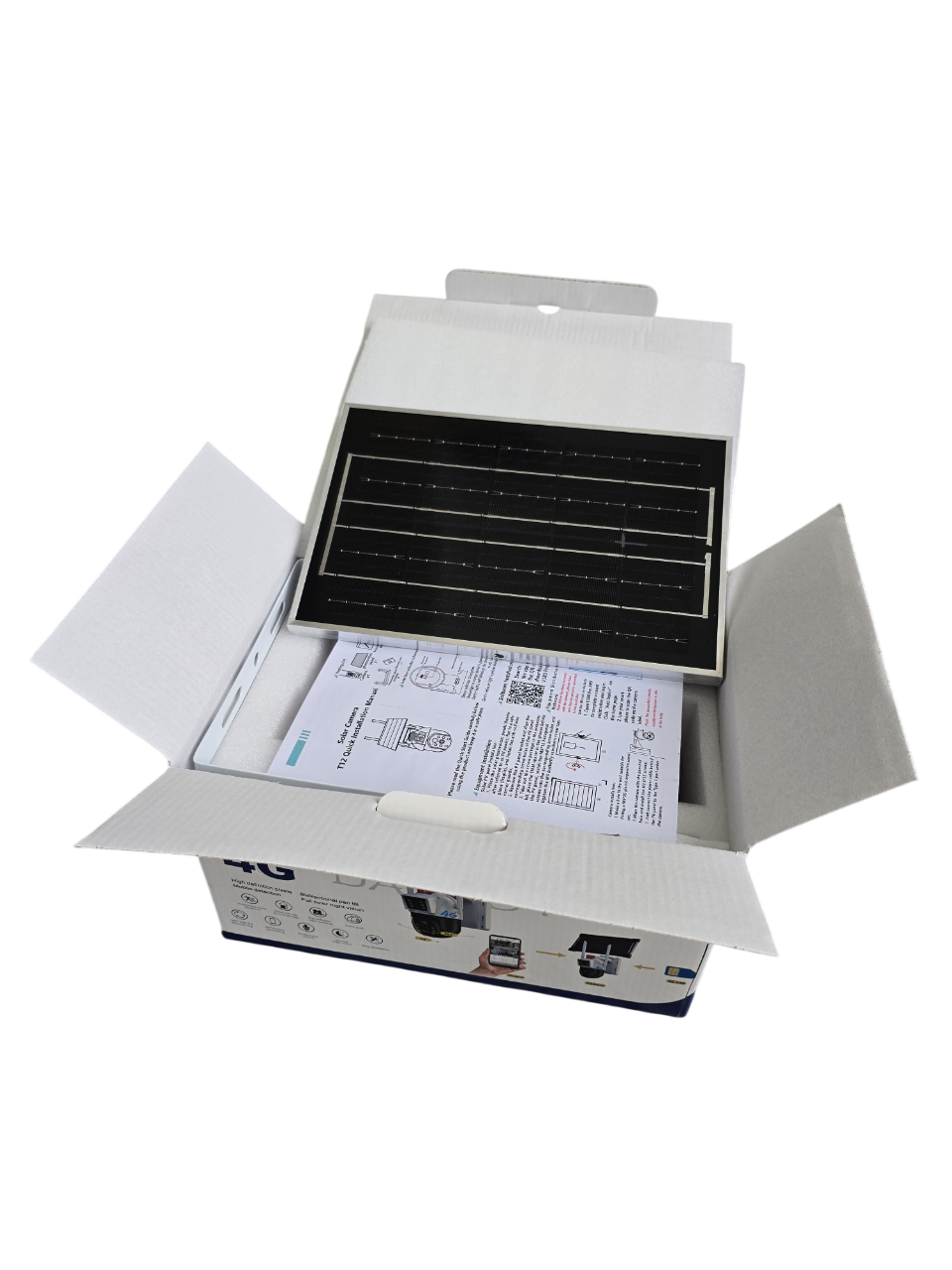 Camera de Supraveghere Solara cu Dubla Lentila, 4G SIM, Dasgut, 2x3MP Trendysale.ro