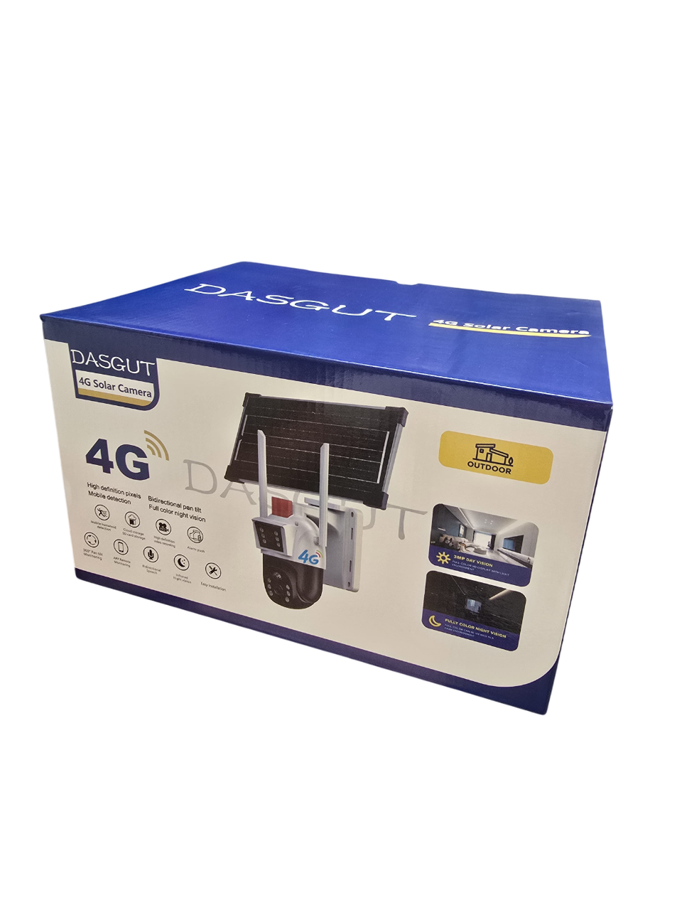 Camera de Supraveghere Solara cu Dubla Lentila, 4G SIM, Dasgut, 2x3MP Trendysale.ro