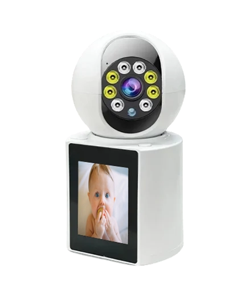 Camera de Supraveghere WiFi 360°, HD 1080p, Audio-Video, Senzor Miscare, Vedere Noaptea Trendysale.ro