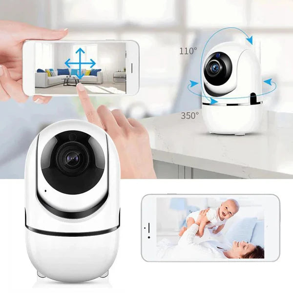 Camera de supraveghere Smart Wireless IP, HD720, Android, Ios Trendysale.ro
