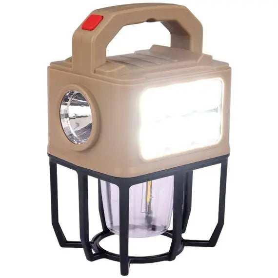 Lampa solara multifunctionala cu LED COB, incarcare USB si powerbank 2400mAh Trendysale.ro