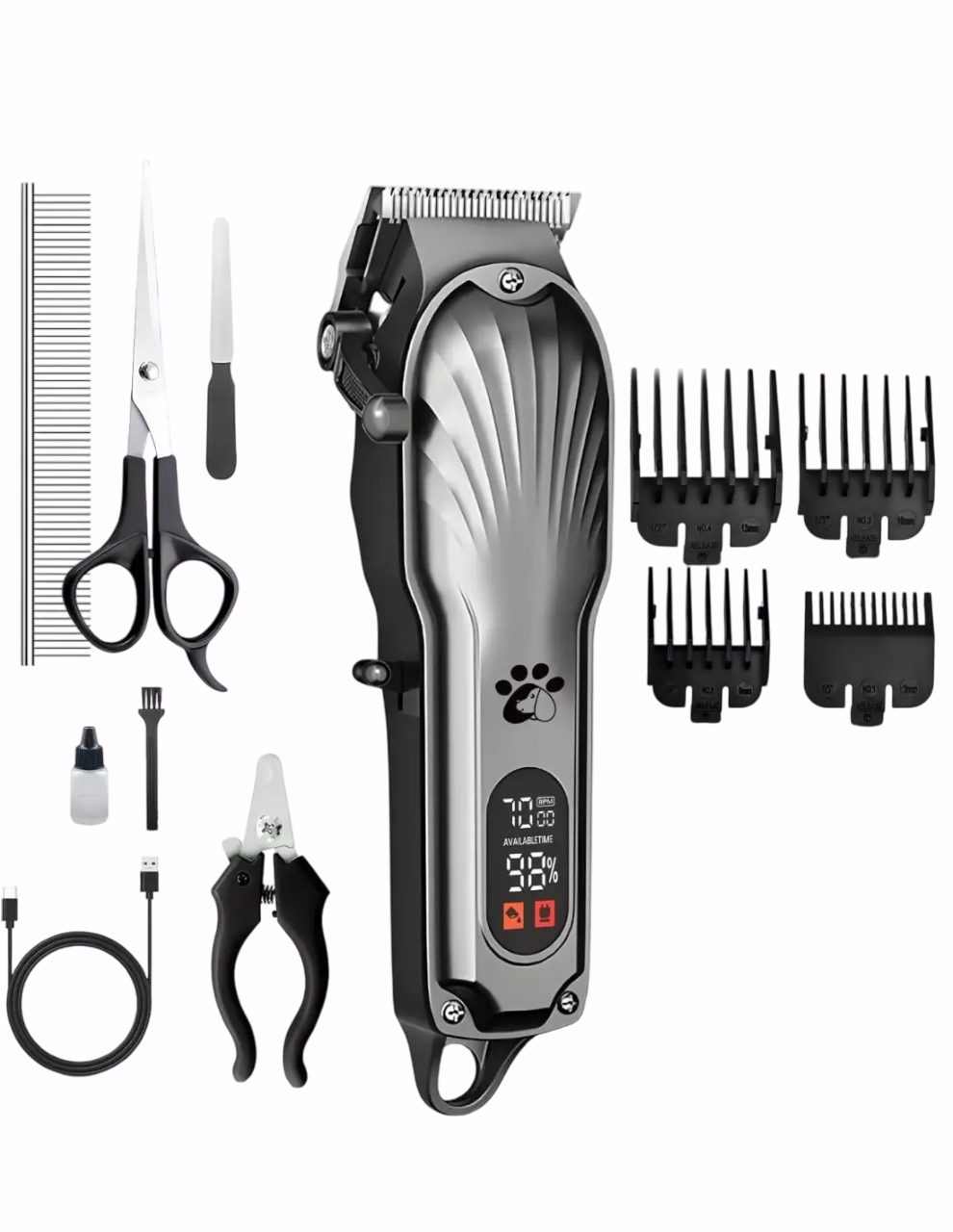 Masina de tuns caini, Profesionala, Dasgut, motor puternic, 7000RPM, taiere precisa, design ergonomic Trendysale.ro