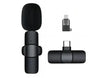 Microfon Lavaliera Wireless K8, Compatibil USB-C si iPhone, Sunet Clar si Profesional Trendysale.ro