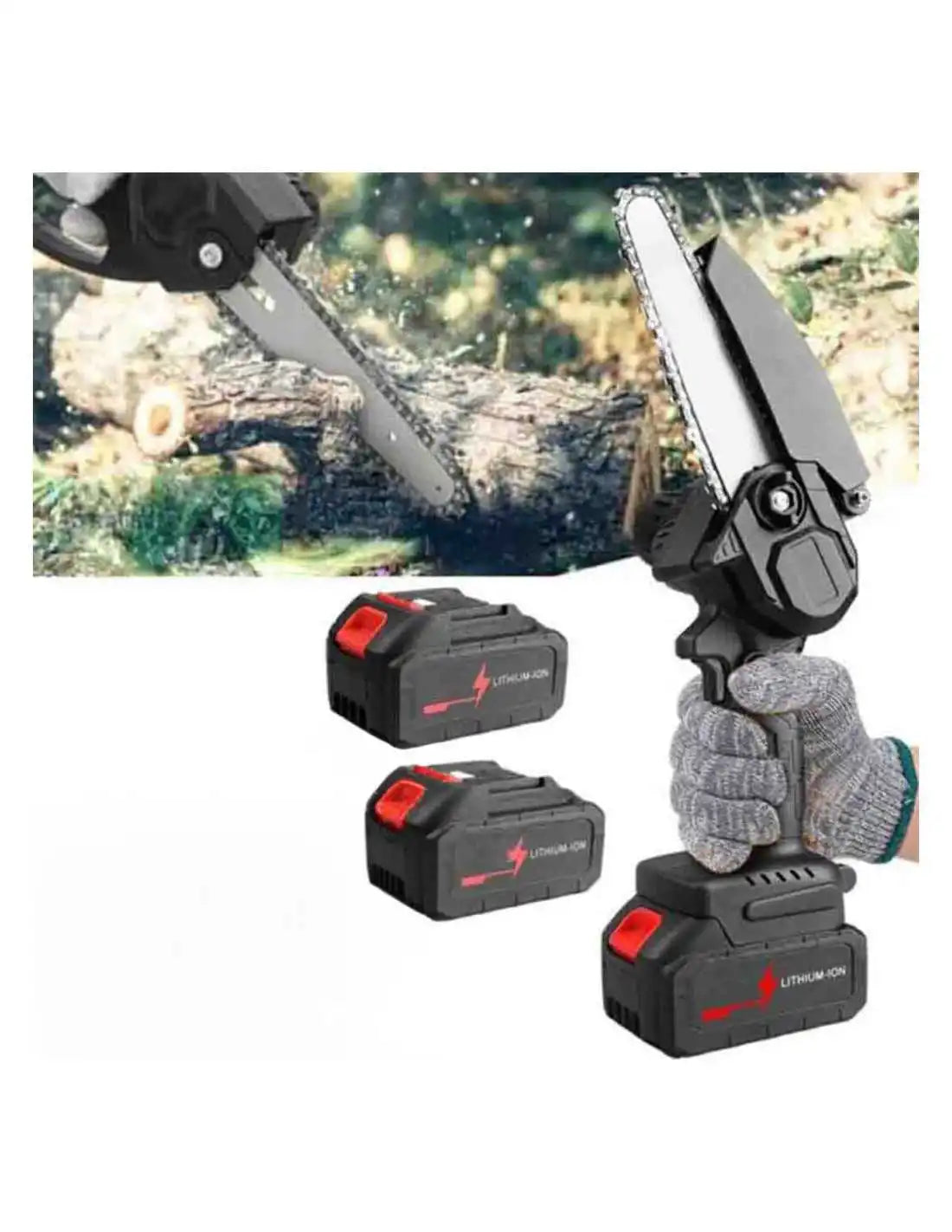 Mini Fierăstrău cu 2 Acumulatori 48V Trendysale.ro