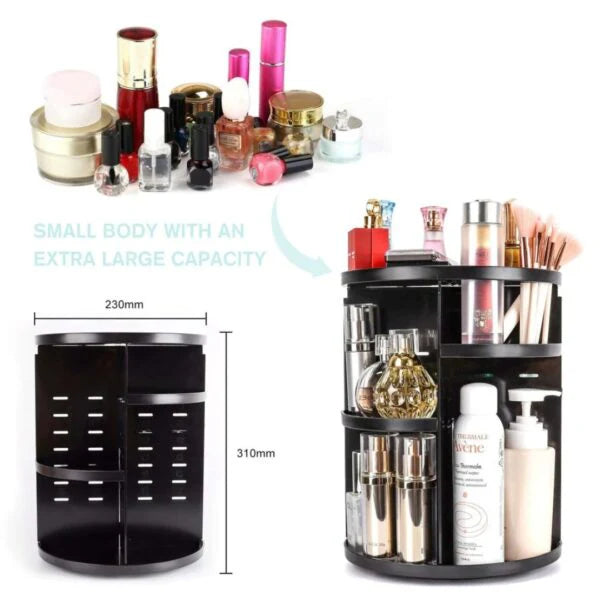Organizator cu rotire 360 de grade pentru depozitare obiecte, cosmetice Trendysale.ro