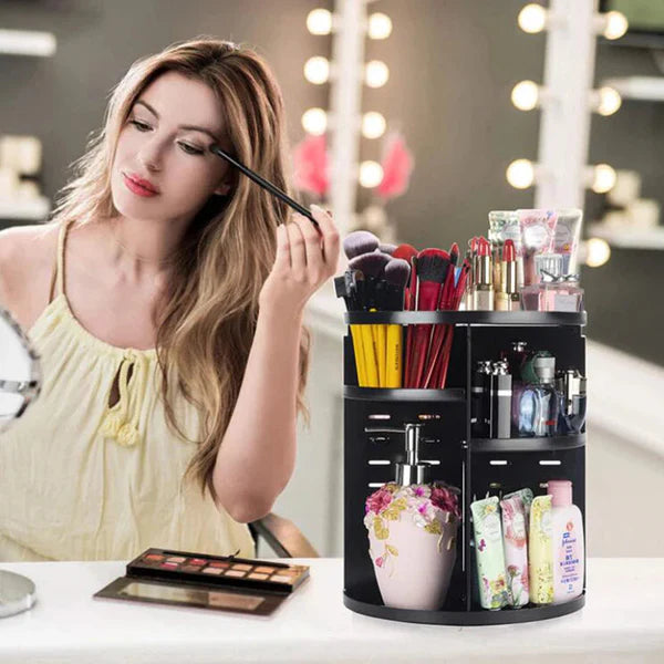 Organizator cu rotire 360 de grade pentru depozitare obiecte, cosmetice Trendysale.ro