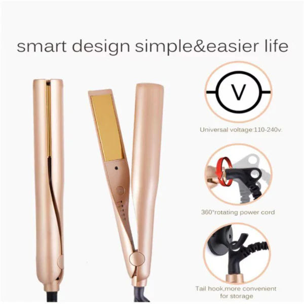 Placa de Par 2 in 1, Indreptat si Ondulat, Temperatura Reglabila, Invelis Ceramic Trendysale.ro