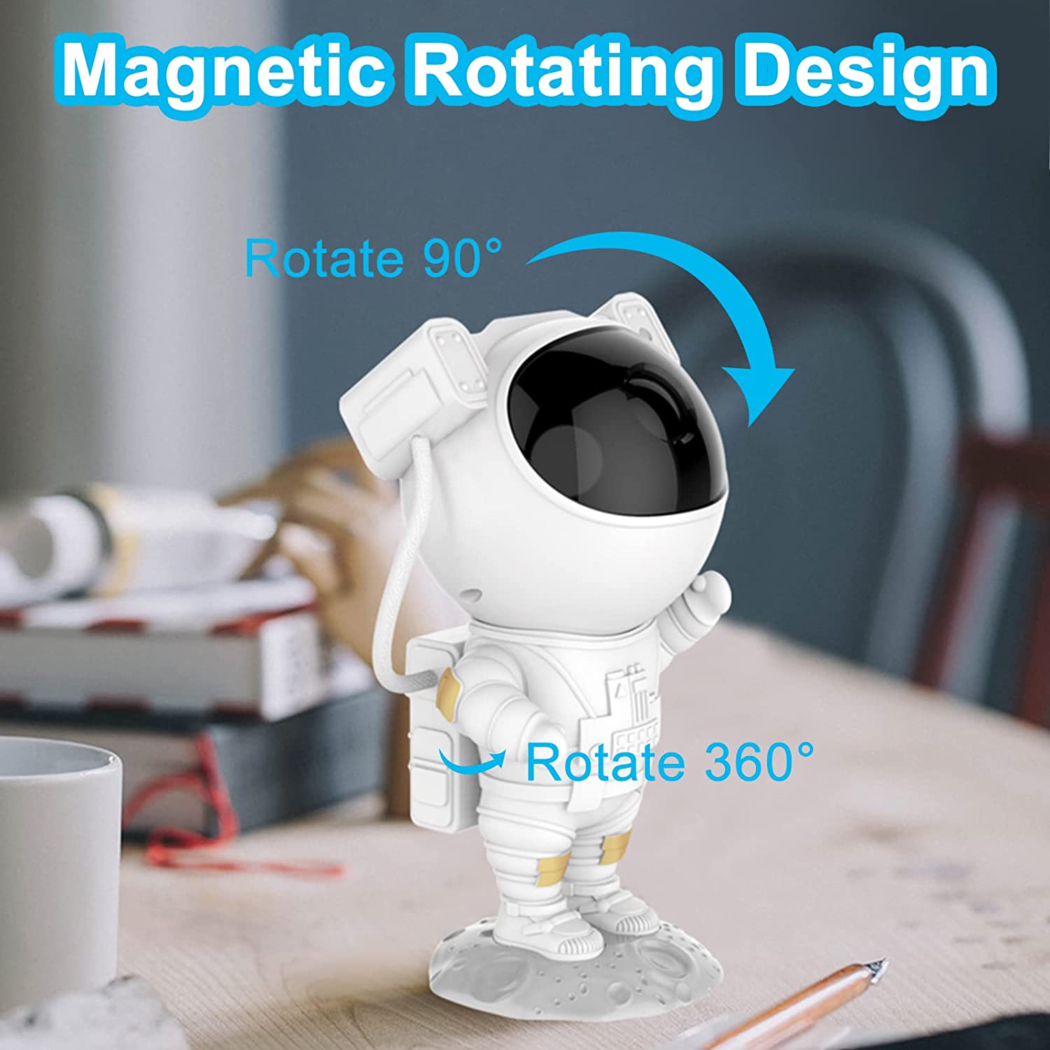 Proiector In Forma de Astronaut, Permite Proiectarea Stelelor sau Galaxiilor Trendysale.ro