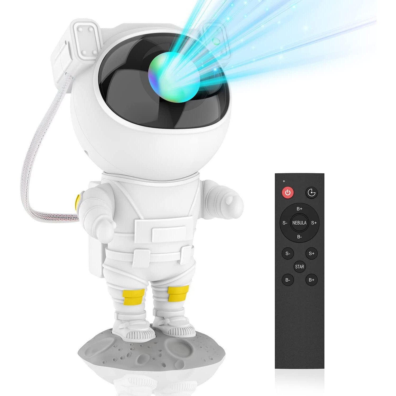 Proiector In Forma de Astronaut, Permite Proiectarea Stelelor sau Galaxiilor Trendysale.ro