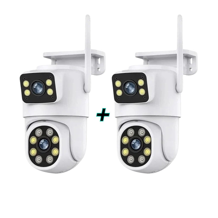 SET 2 Camere Video Supraveghere 8MP, Dubla, Wi-Fi, IP66 Trendysale.ro