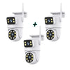 SET 3 Camere Video Supraveghere 8MP, Dubla, Wi-Fi, IP66 Trendysale.ro
