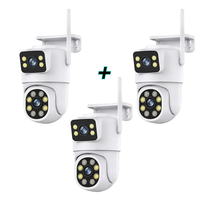 SET 3 Camere Video Supraveghere 8MP, Dubla, Wi-Fi, IP66 Trendysale.ro