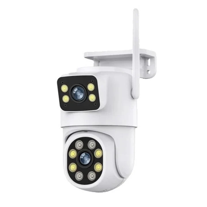 SET 4 Camere Video Supraveghere 8MP, Dubla, Wi-Fi, IP66 Trendysale.ro