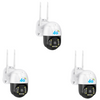 Set 3 Camere Securitate 4G si LAN Dasgut V380 Pro, 3.0MP, Panoramica, 220V + 3 carduri de memorie Trendysale.ro