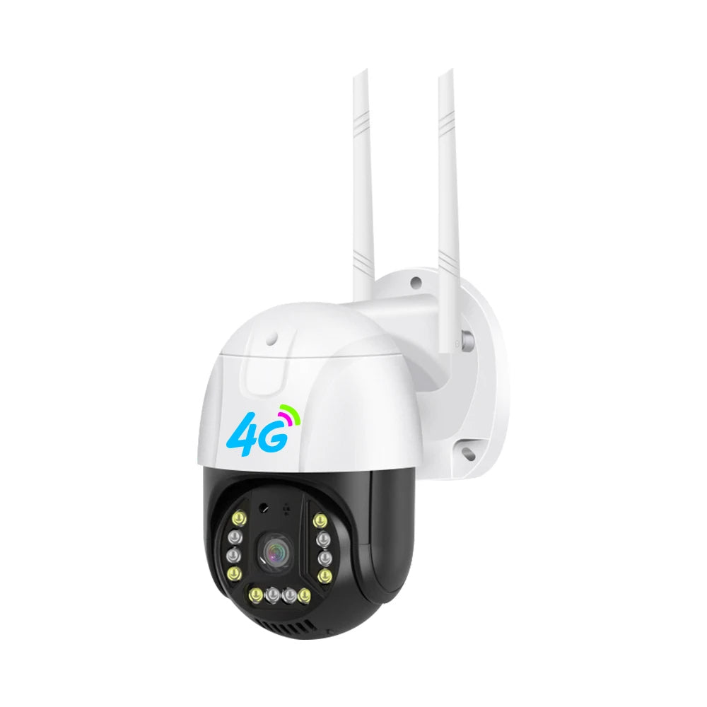 Set 3 Camere Securitate 4G si LAN Dasgut V380 Pro, 3.0MP, Panoramica, 220V + 3 carduri de memorie Trendysale.ro