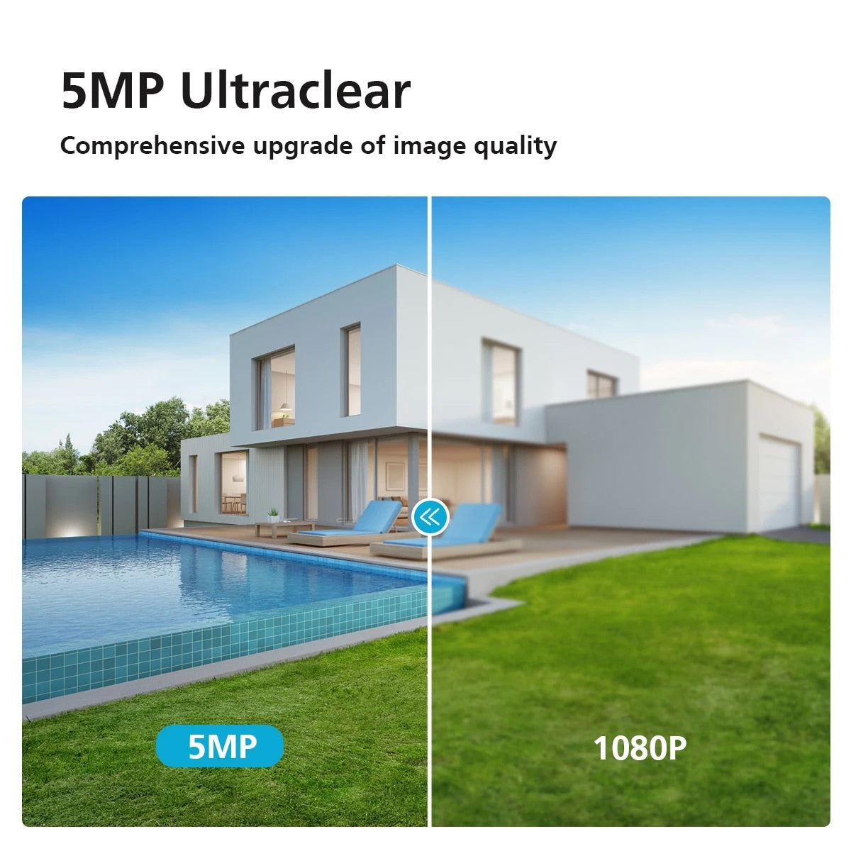 Set 3 Camere Supraveghere WiFi 5MP, PTZ 360°, Viziune Nocturnă Color, IP66 + 3 Card 32GB Trendysale.ro