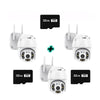 Set 3 Camere supraveghere exterior, rotativa, WI-FI, IP66, Full HD 1080p + 3 carduri de memorie Trendysale.ro
