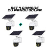 Set 4 Camere de supraveghere exterior 4G 1080HD, IP60, panou solar, vedere nocturna Trendysale.ro