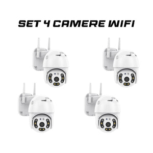 Set 4 Camere supraveghere exterior, rotativa, WI-FI, IP66, Full HD 1080p Trendysale.ro