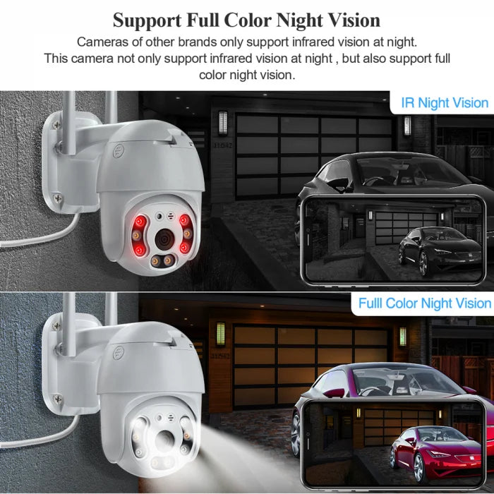 Set 4 Camere supraveghere exterior, rotativa, WI-FI, IP66, Full HD 1080p Trendysale.ro