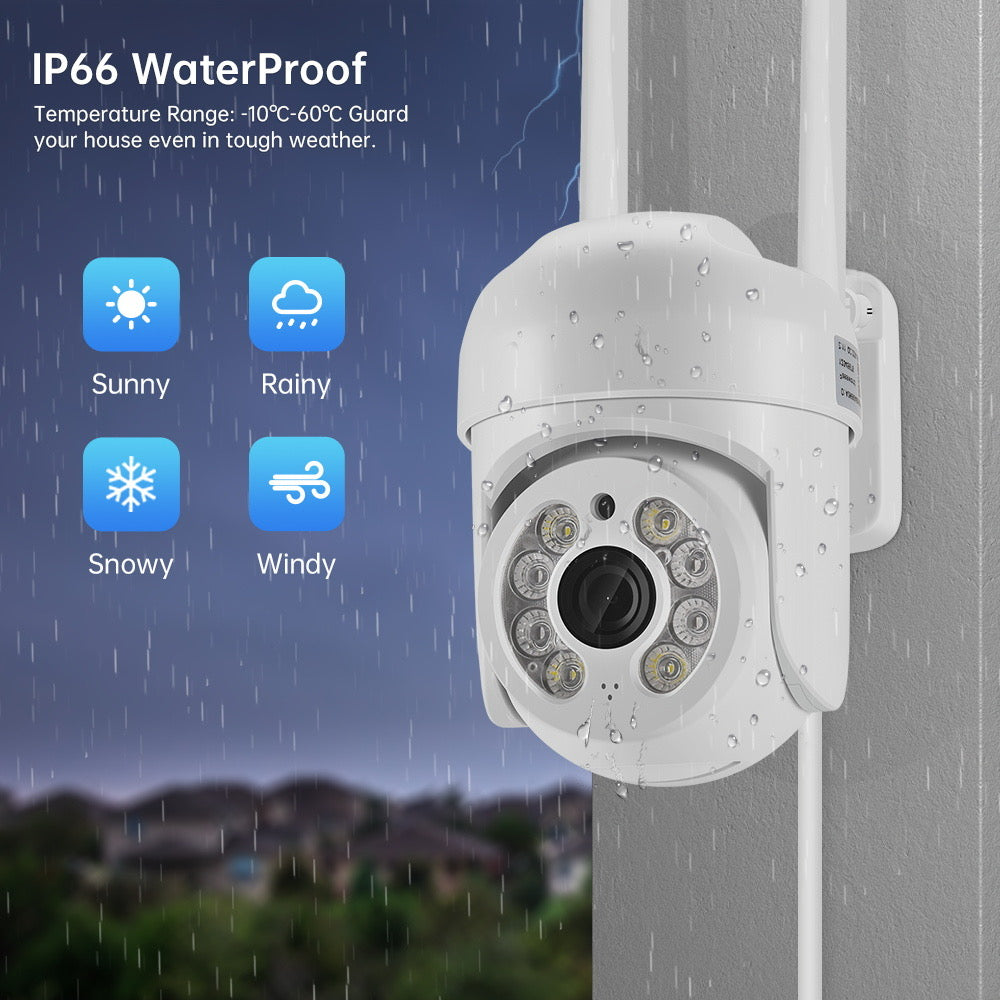 Set 4 X Camere de supraveghere, Smart IP, 2 MP + 4 carduri de memorie Trendysale.ro