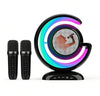 Set Karaoke Complet, Boxa Bluetooth, Microfon, Iluminare LED RGB, Conectivitate Smartphone Trendysale.ro